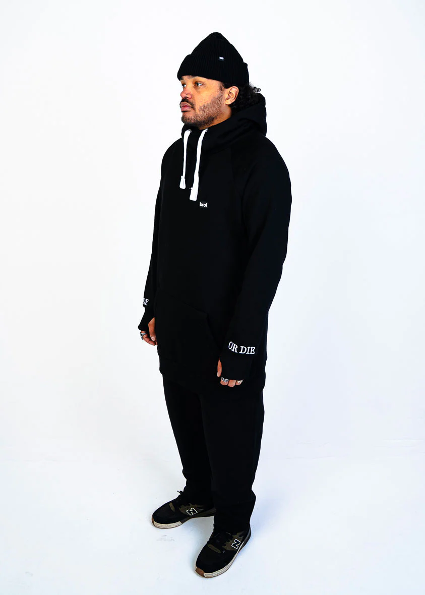 bro! chill n'shred hoodie (Ride Or Die) - Image 5