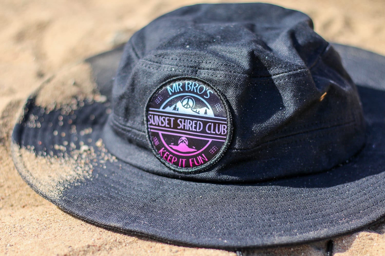 Sunset Shred Club Boonie (Black) - Image 4